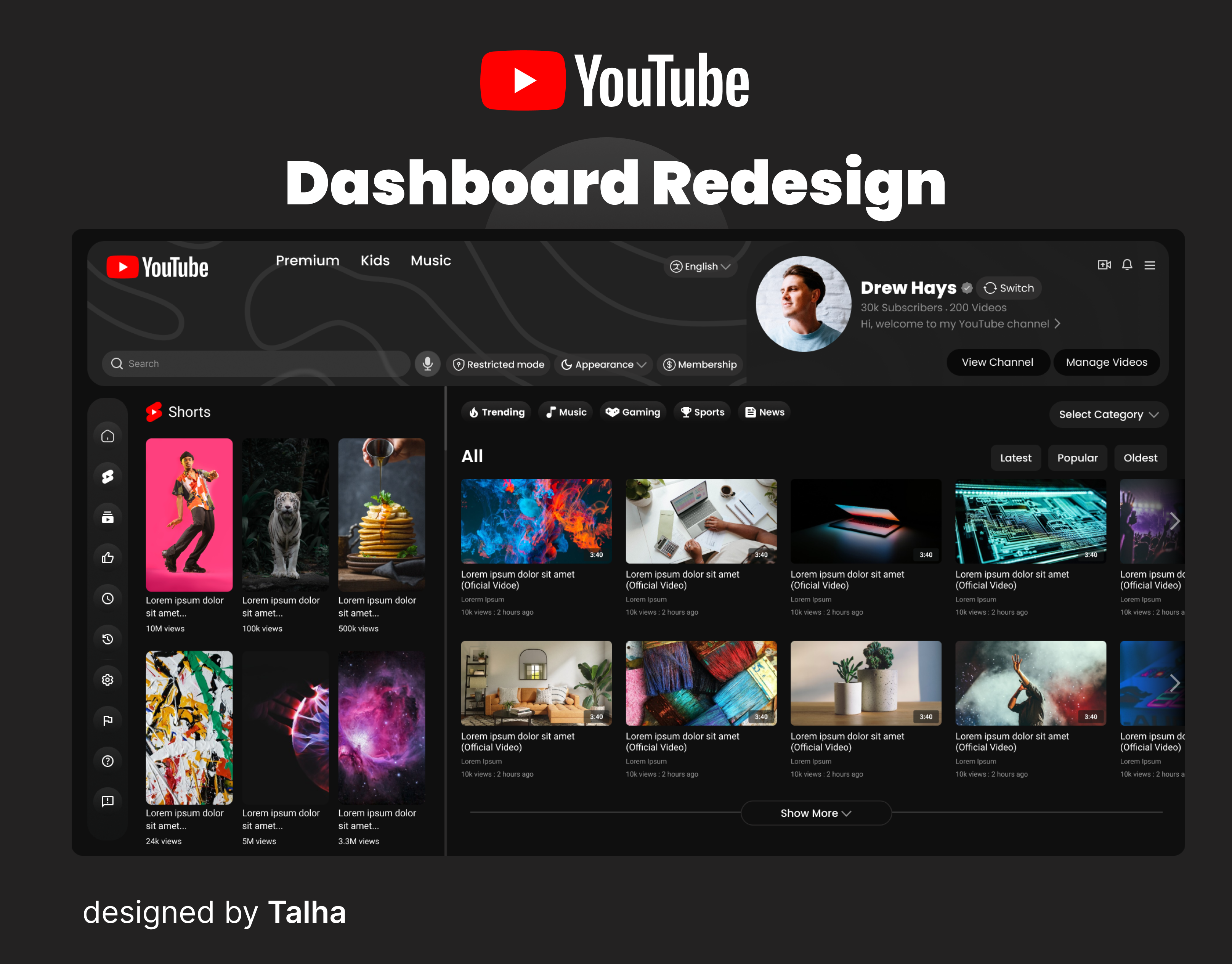 YouTube Dashboard - Analytics Automation